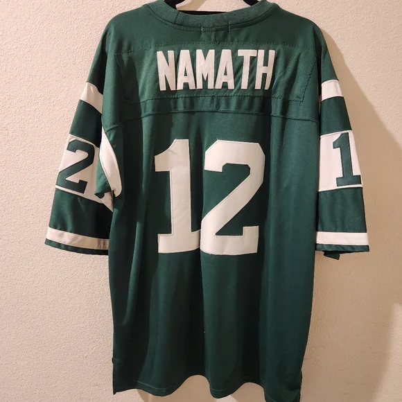 NFL Mitchell & Ness New York Jets Joe Namath Throwback Jersey Size 50 - Picture 5 of 7